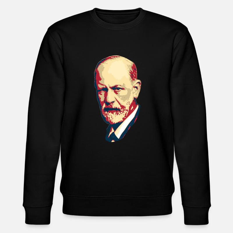Sigmund Freud - Stanley/Stella Unisex Bio-Sweatshirt CHANGER  - Schwarz