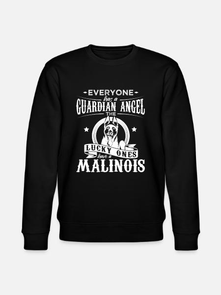 Belgischer Schäferhund Geschenk Malinois - Stanley/Stella Unisex Bio-Sweatshirt CHANGER  - Schwarz