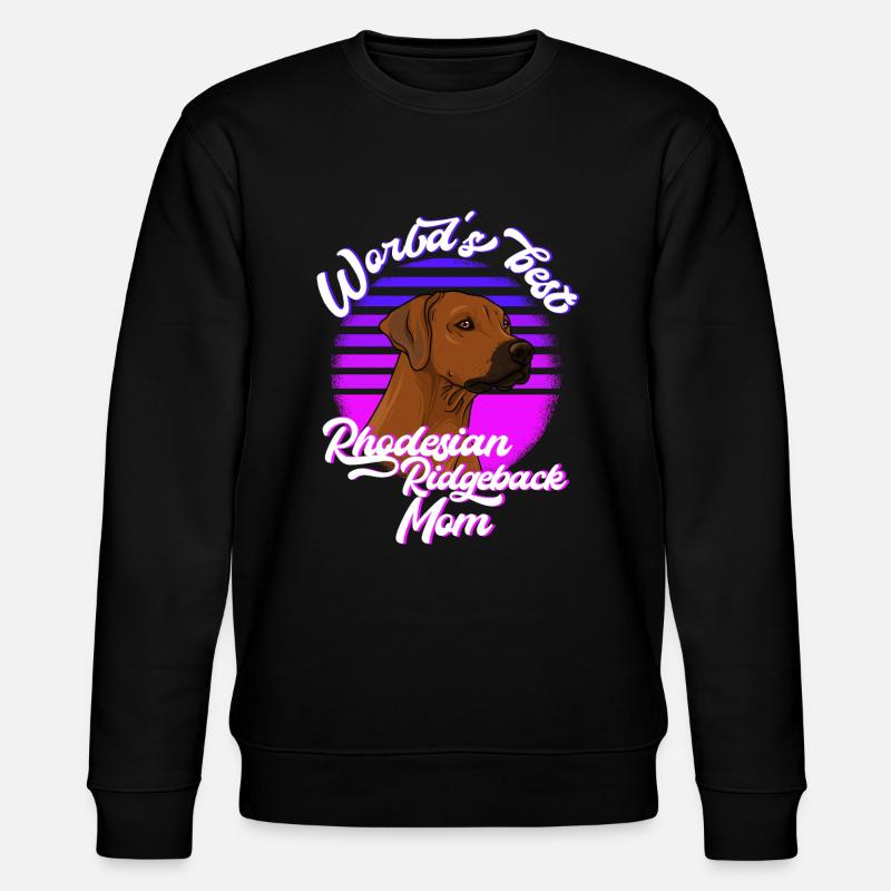 T-shirt pour chien Rhodesian Ridgeback Mom Gift - Sweat bio CHANGER Stanley/Stella Unisexe - noir