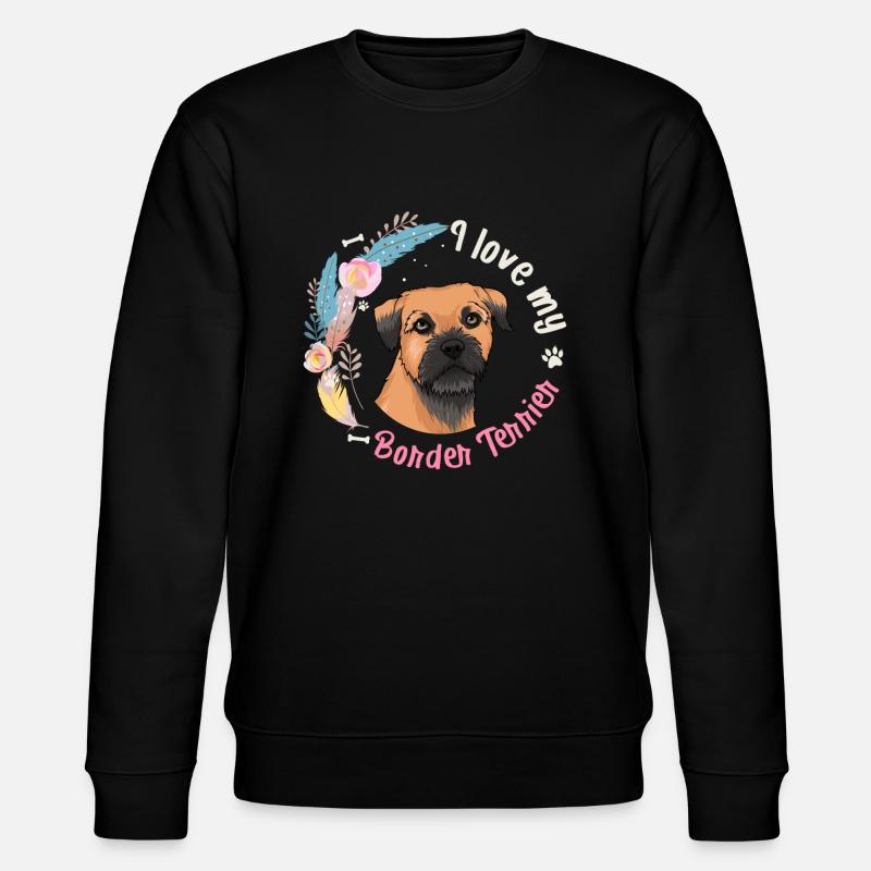 Border terrier - Sweat bio CHANGER Stanley/Stella Unisexe - noir