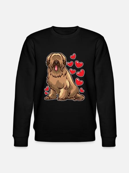Briard Dog Lover Gift - Stanley/Stella CHANGER Unisex Organic Sweatshirt - black