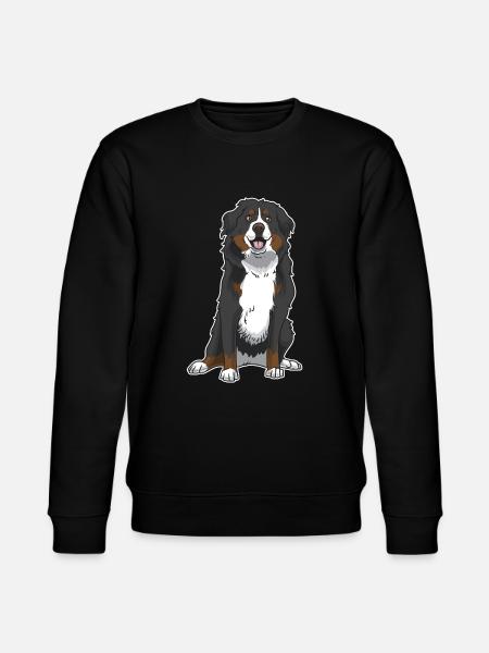 Bernese Mountain Dog Gift - Stanley/Stella CHANGER Unisex Organic Sweatshirt - black
