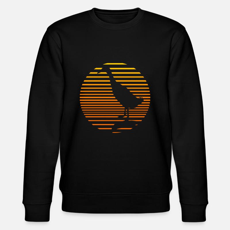 Running Running Ducks Gift - Stanley/Stella CHANGER Unisex Organic Sweatshirt - black