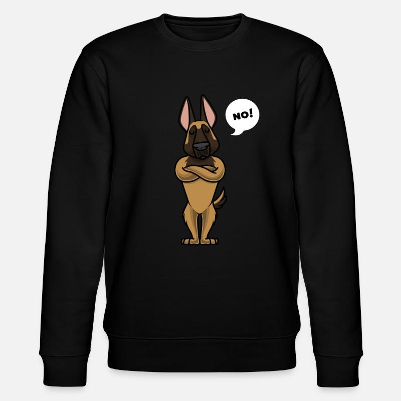 Sturer Malinois Dog Belgian Shepherd - Stanley/Stella CHANGER Unisex Organic Sweatshirt - black