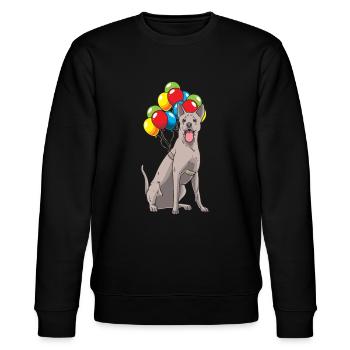 Thai Ridgeback avec des ballons - Sweat bio CHANGER Stanley/Stella Unisexe - noir - Devant - Nik (191cm) & Marisol (170cm)