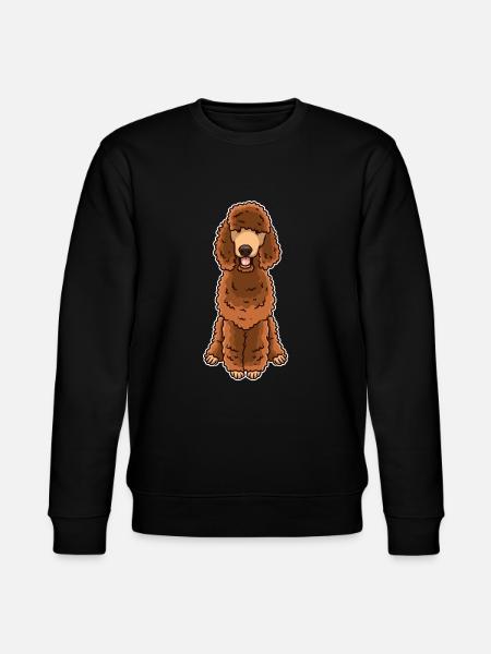 Caniche brun - Sweat bio CHANGER Stanley/Stella Unisexe - noir