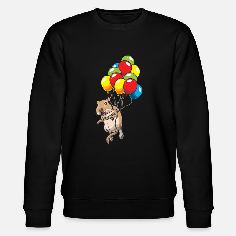 Mongolian racing rat gerbil Gerbil - Stanley/Stella CHANGER Unisex Organic Sweatshirt - black