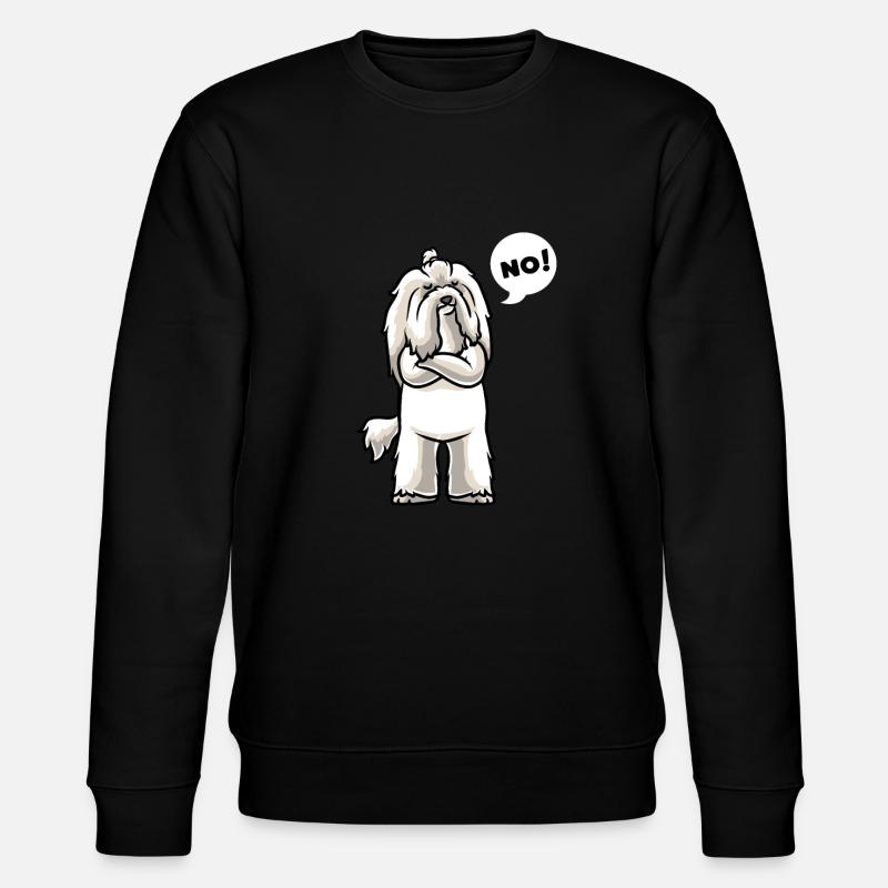 Sturer Coton de Tuléar Chiens - Sweat bio CHANGER Stanley/Stella Unisexe - noir