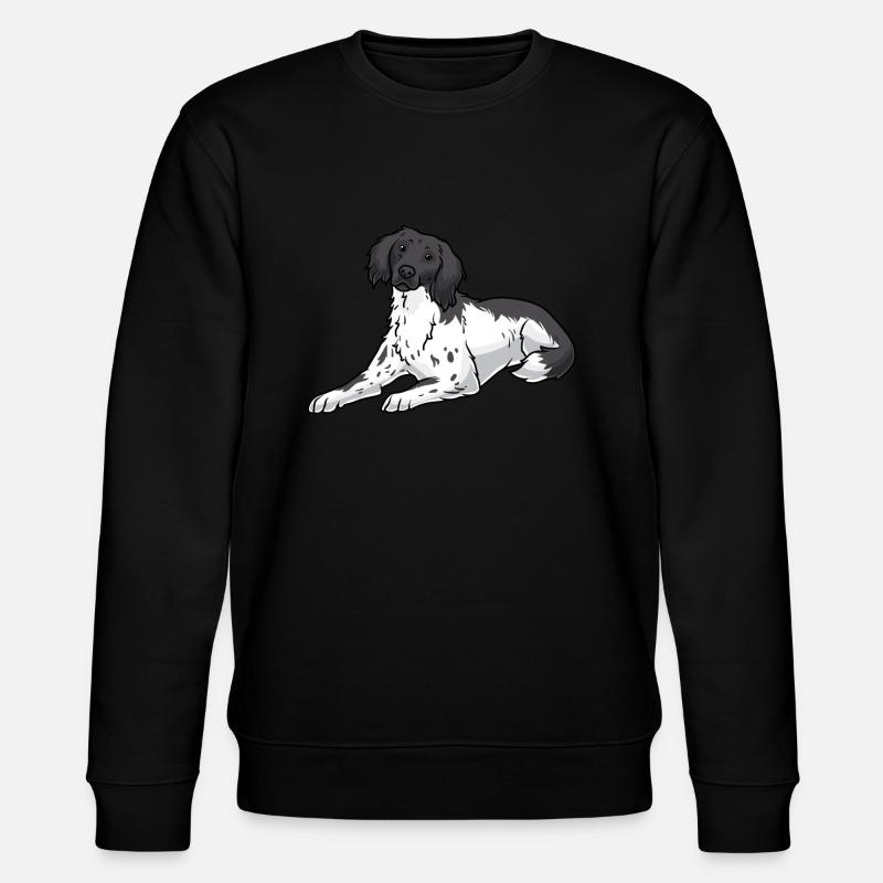 Großer Münsterländer - Stanley/Stella Unisex Bio-Sweatshirt CHANGER  - Schwarz