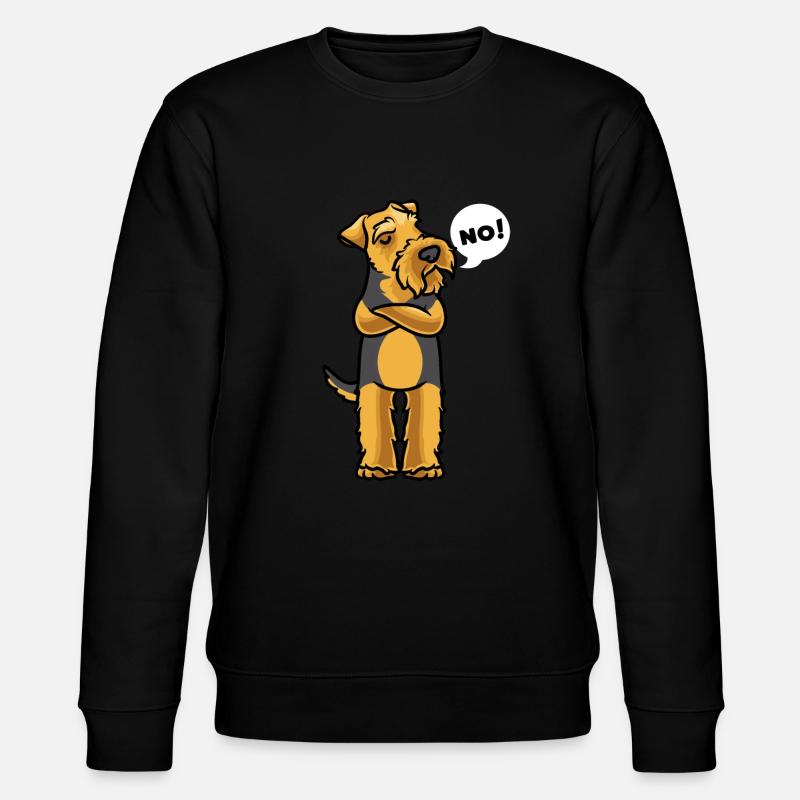 Sturer Welsh Terrier Chien - Sweat bio CHANGER Stanley/Stella Unisexe - noir