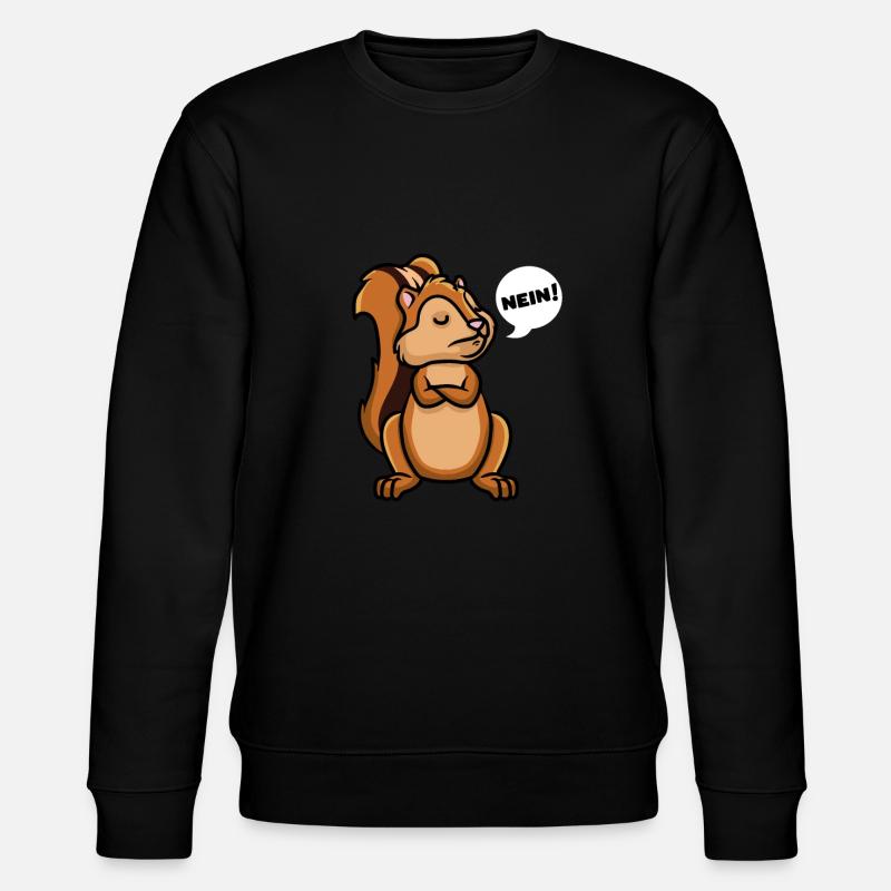 Écureuils à cuire - Sweat bio CHANGER Stanley/Stella Unisexe - noir