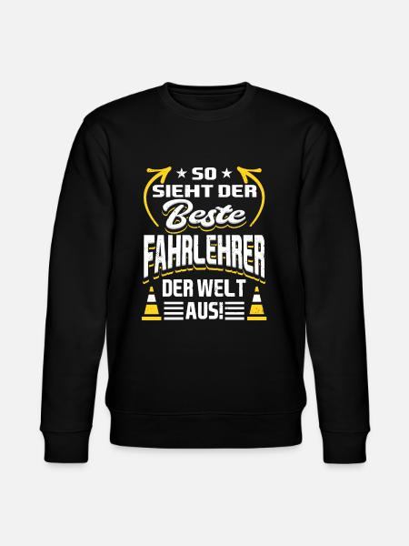 Bester Fahrlehrer - Stanley/Stella Unisex Bio-Sweatshirt CHANGER - Schwarz