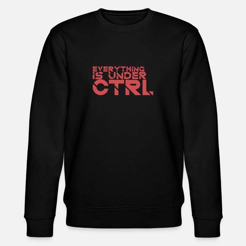 "Everything Ctrl | Informatik" - Stanley/Stella Unisex Bio-Sweatshirt CHANGER  - Schwarz