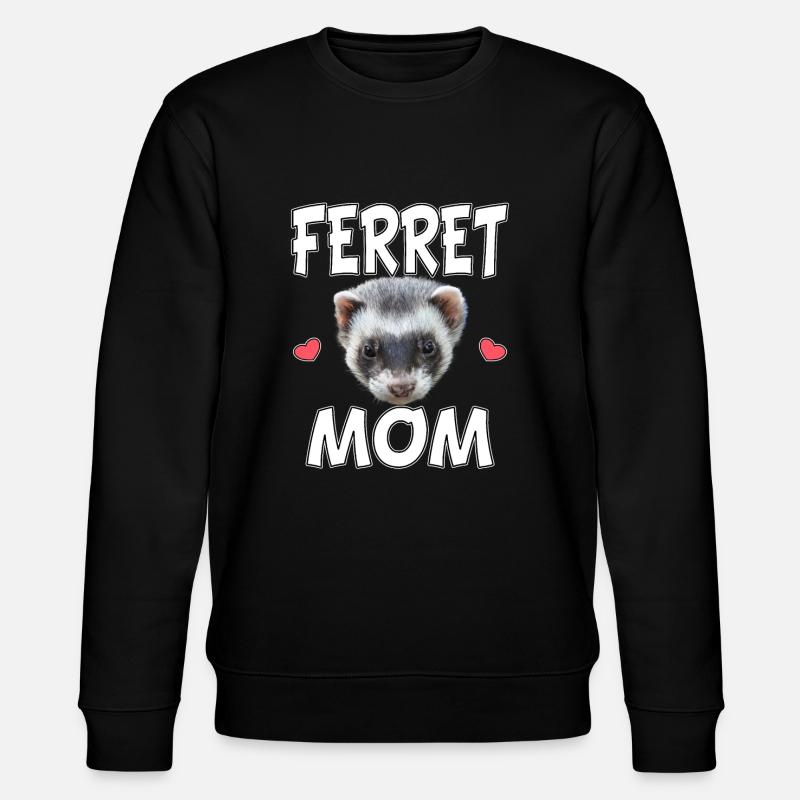 Fretka Mama - Ekologiczna bluza unisex Stanley/Stella CHANGER - czarny