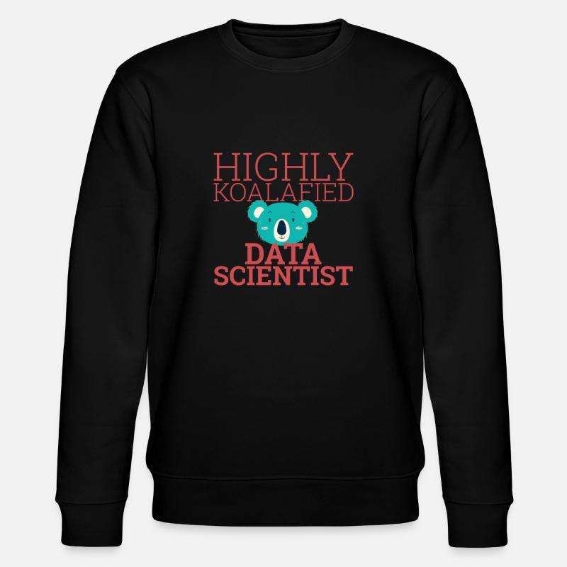 "Data Scientist Koalafied | Data Scientist" - Stanley/Stella Unisex Bio-Sweatshirt CHANGER  - Schwarz