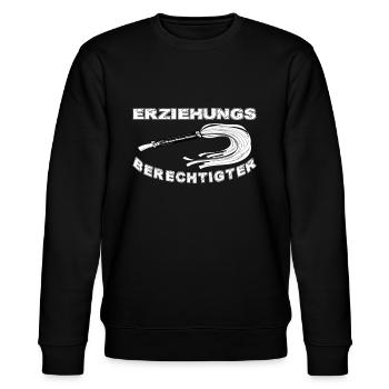 Erziehungsberechtigter - Stanley/Stella Unisex Bio-Sweatshirt CHANGER  - Schwarz - Vorne - Nik (191cm) & Marisol (170cm)