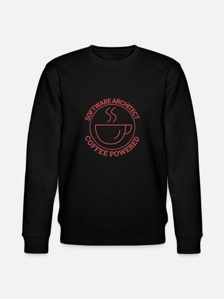 "Software Architect Coffee | Software Architektur" - Stanley/Stella Unisex Bio-Sweatshirt CHANGER - Schwarz