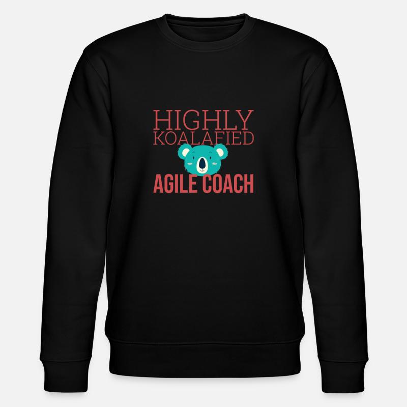 « Coach Agile Koalafied | Agile » - Sweat bio CHANGER Stanley/Stella Unisexe - noir