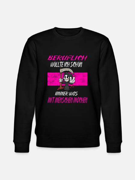 Beruflich Sensenmann - Stanley/Stella Unisex Bio-Sweatshirt CHANGER - Schwarz