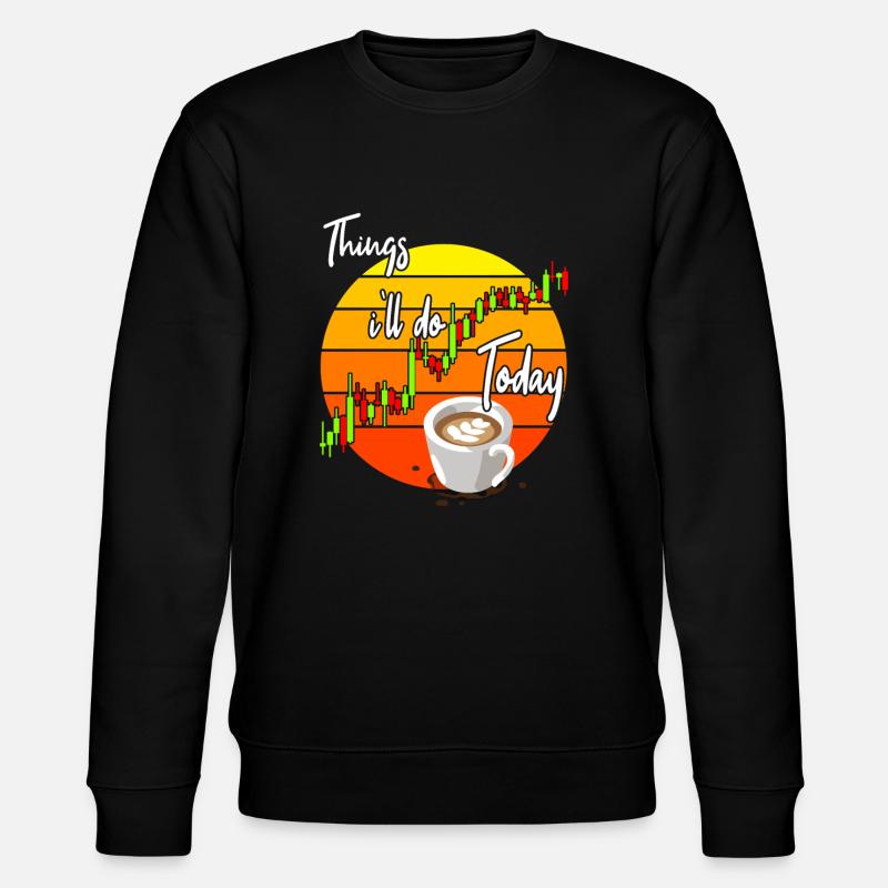 Kaffee und Trading - Stanley/Stella Unisex Bio-Sweatshirt CHANGER - Schwarz