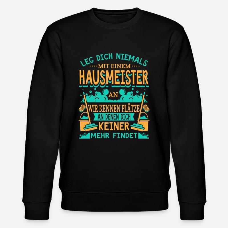 Hausmeister Facility Manager - Stanley/Stella Unisex Bio-Sweatshirt CHANGER  - Schwarz