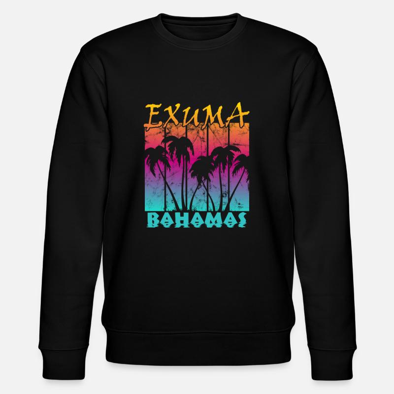 Exuma Bahamy - Ekologiczna bluza unisex Stanley/Stella CHANGER - czarny