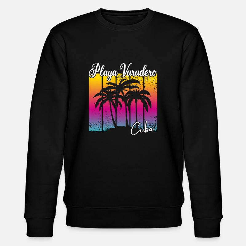 Playa Varadero Cuba - Sweat bio CHANGER Stanley/Stella Unisexe - noir