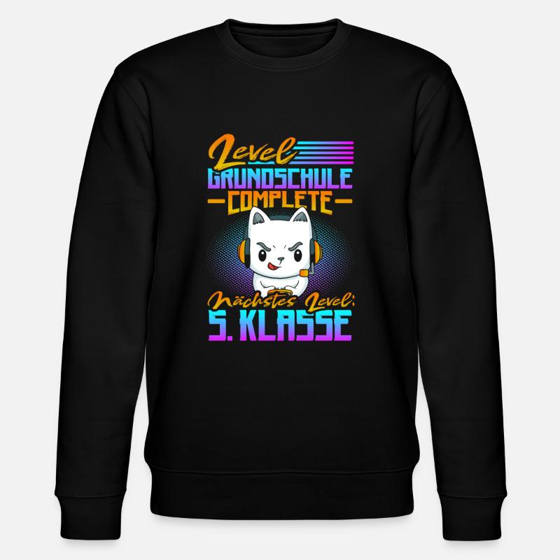 Grundschul Abschluss Grundschule Absolvent - Stanley/Stella Unisex Bio-Sweatshirt CHANGER - Schwarz