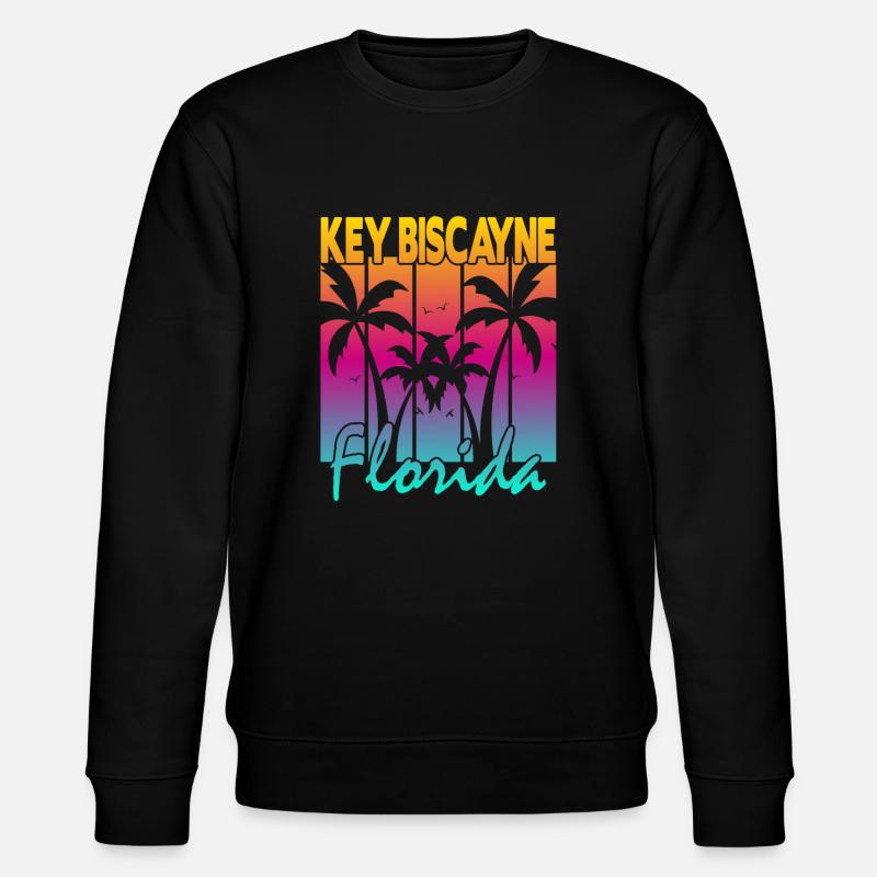 Key Biscayne Florida - Stanley/Stella Unisex Bio-Sweatshirt CHANGER  - Schwarz