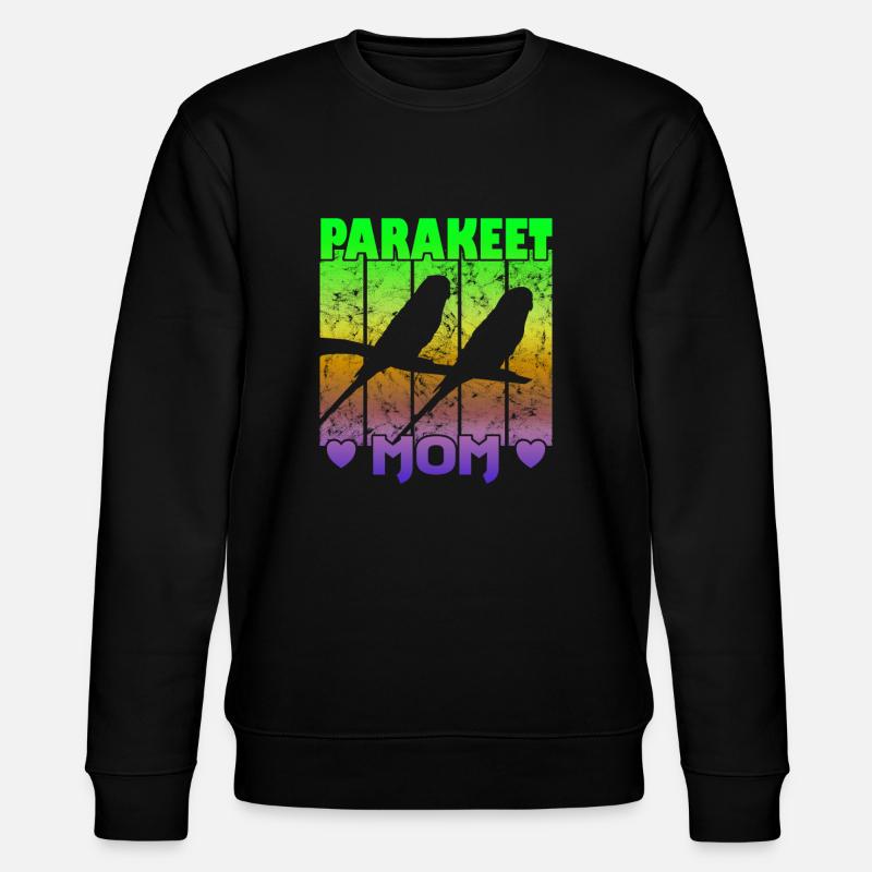 Maman perruche - Sweat bio CHANGER Stanley/Stella Unisexe - noir