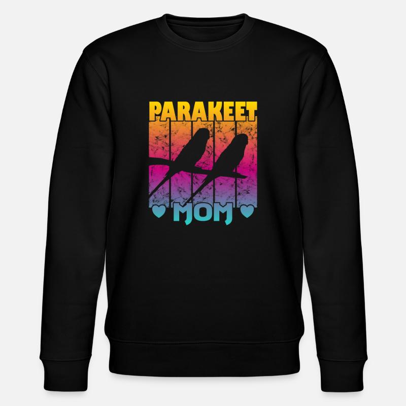Maman perruche - Sweat bio CHANGER Stanley/Stella Unisexe - noir