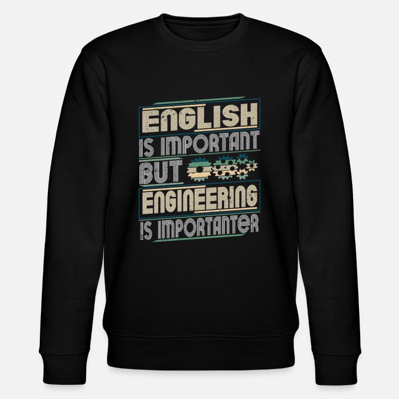 Engineering Engineering - Stanley/Stella CHANGER Unisex Organic Sweatshirt - black