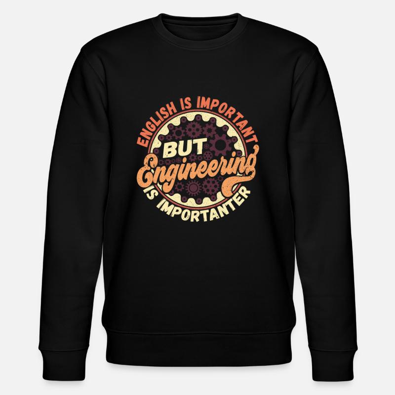 Engineering Engineering - Stanley/Stella CHANGER Unisex Organic Sweatshirt - black