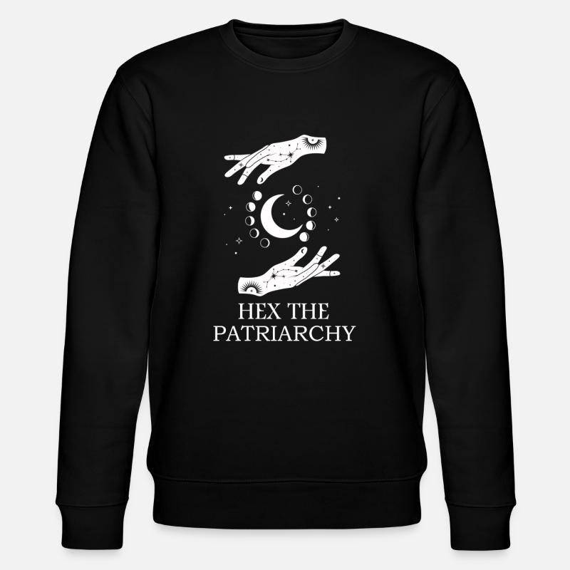 Hex The Patriarchy - Stanley/Stella Unisex Bio-Sweatshirt CHANGER  - Schwarz