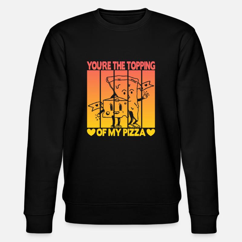 Saint-Valentin Pizza Partenaire Amour - Sweat bio CHANGER Stanley/Stella Unisexe - noir