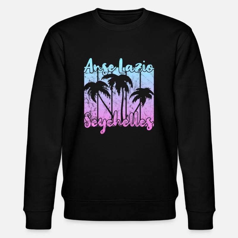 Anse Lazio Seychelles - Stanley/Stella Unisex Bio-Sweatshirt CHANGER  - Schwarz
