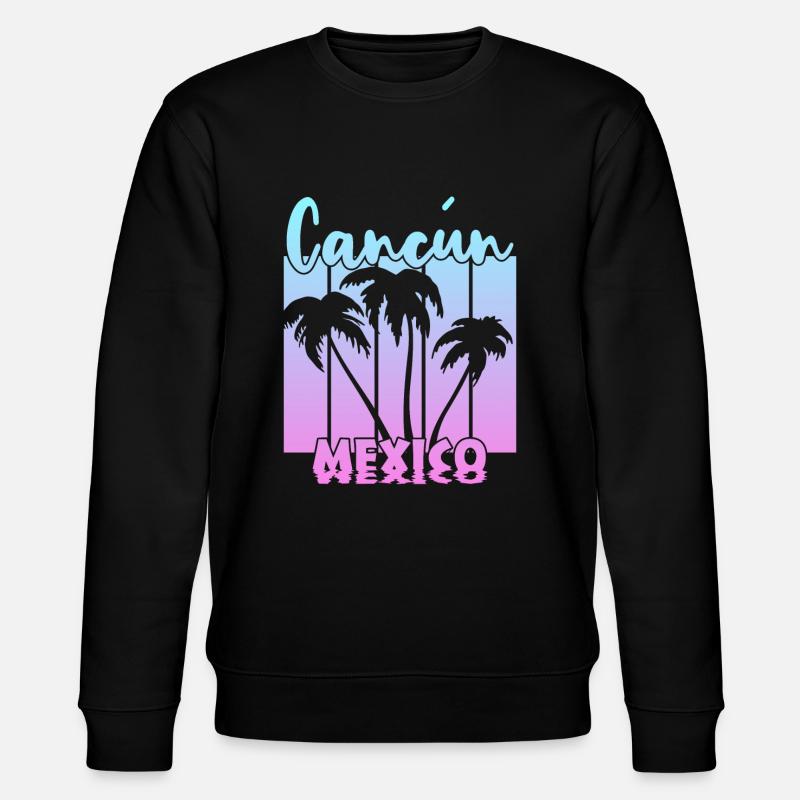 Cancun Mexique - Sweat bio CHANGER Stanley/Stella Unisexe - noir