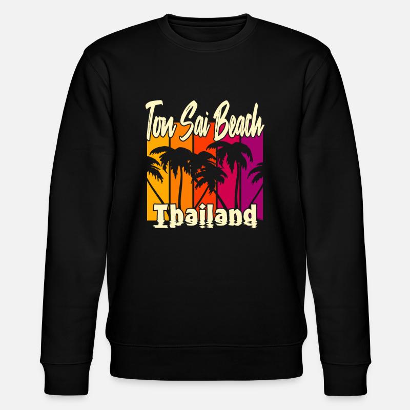 Ton Sai Beach Thailand - Stanley/Stella Unisex Bio-Sweatshirt CHANGER  - Schwarz