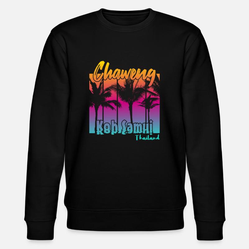 Chaweng Koh Samui Thailand - Stanley/Stella Unisex Bio-Sweatshirt CHANGER  - Schwarz