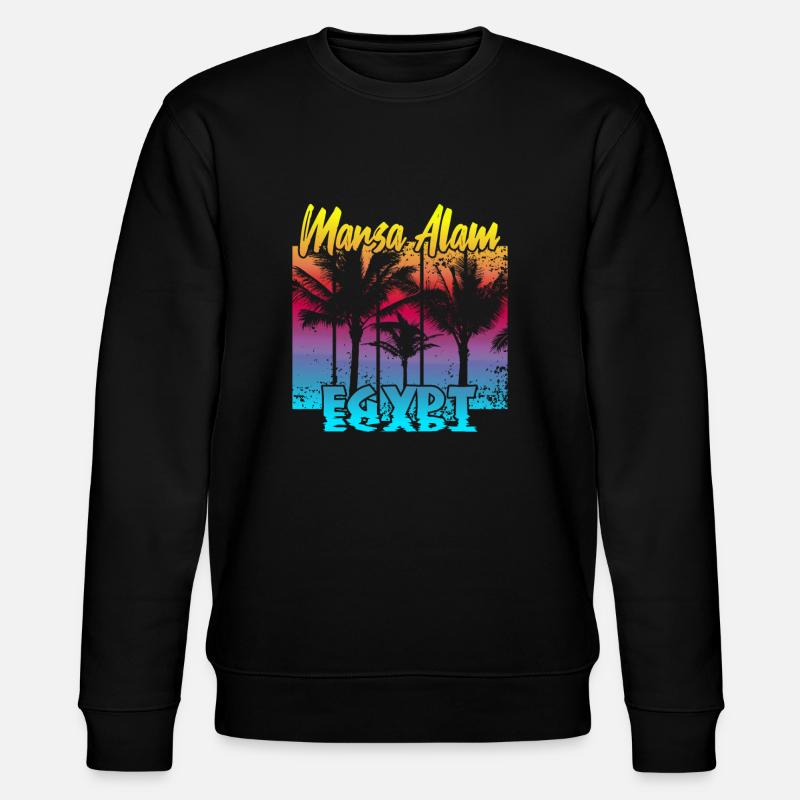 Marsa Alam Egypt - Stanley/Stella CHANGER Unisex Organic Sweatshirt - black