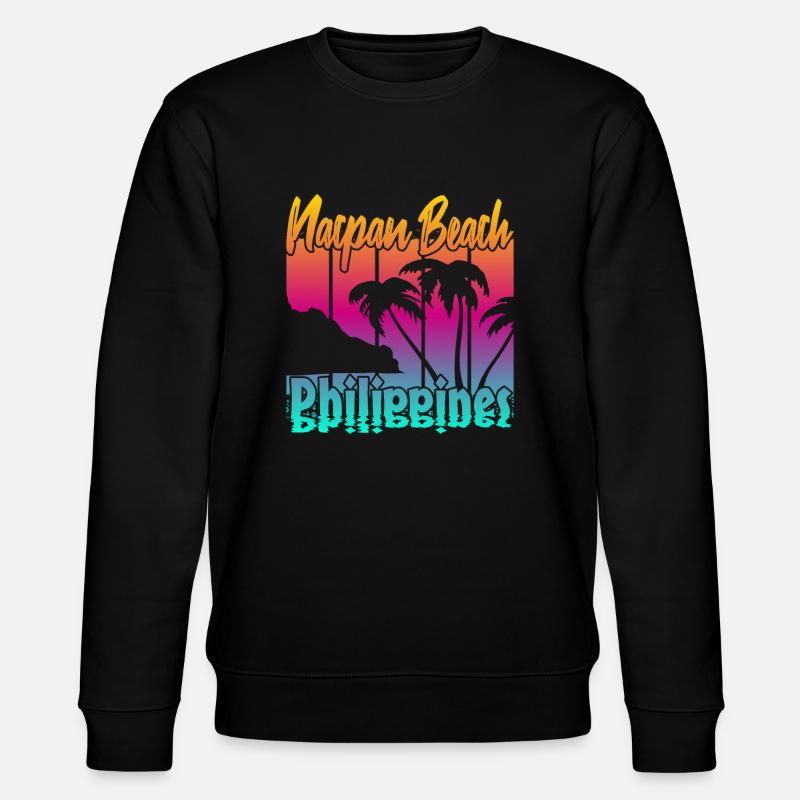 Nacpan Beach Philippines - Stanley/Stella Unisex Bio-Sweatshirt CHANGER  - Schwarz