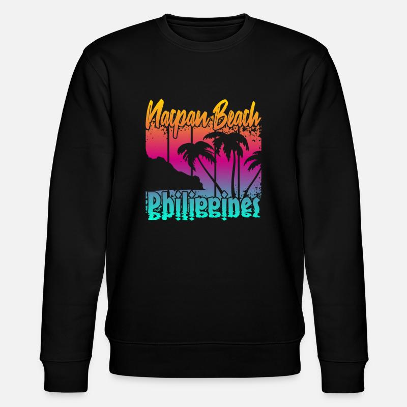 Nacpan Beach Philippines - Stanley/Stella Unisex Bio-Sweatshirt CHANGER  - Schwarz