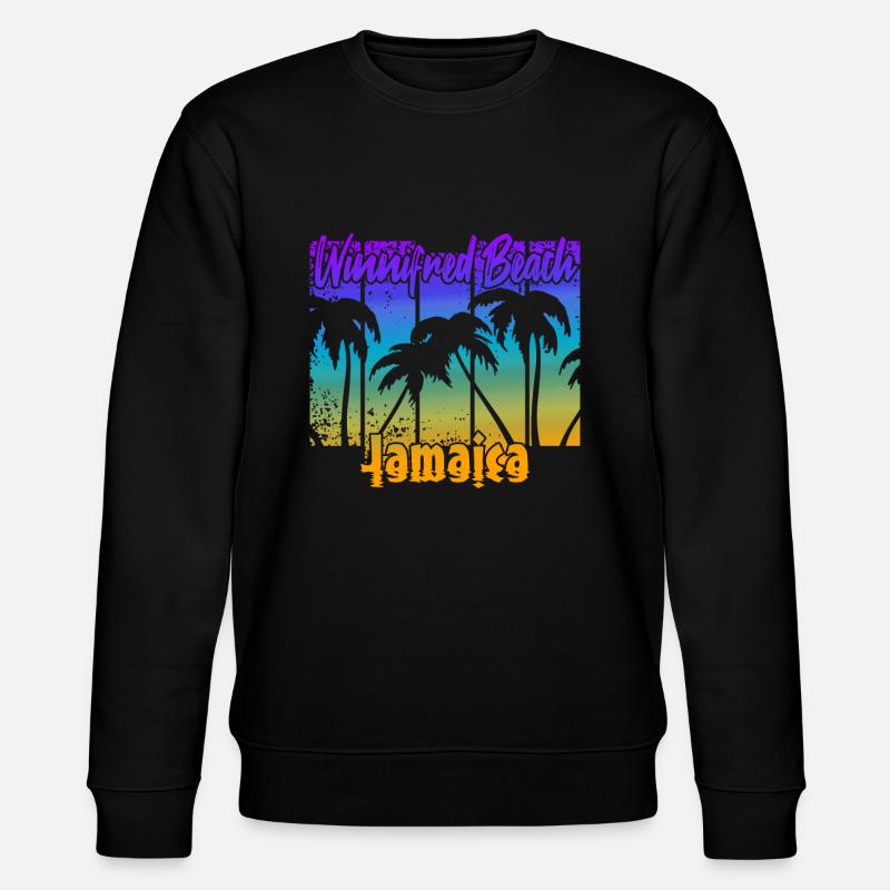 Winnifred Beach Jamaica - Stanley/Stella Unisex Bio-Sweatshirt CHANGER  - Schwarz