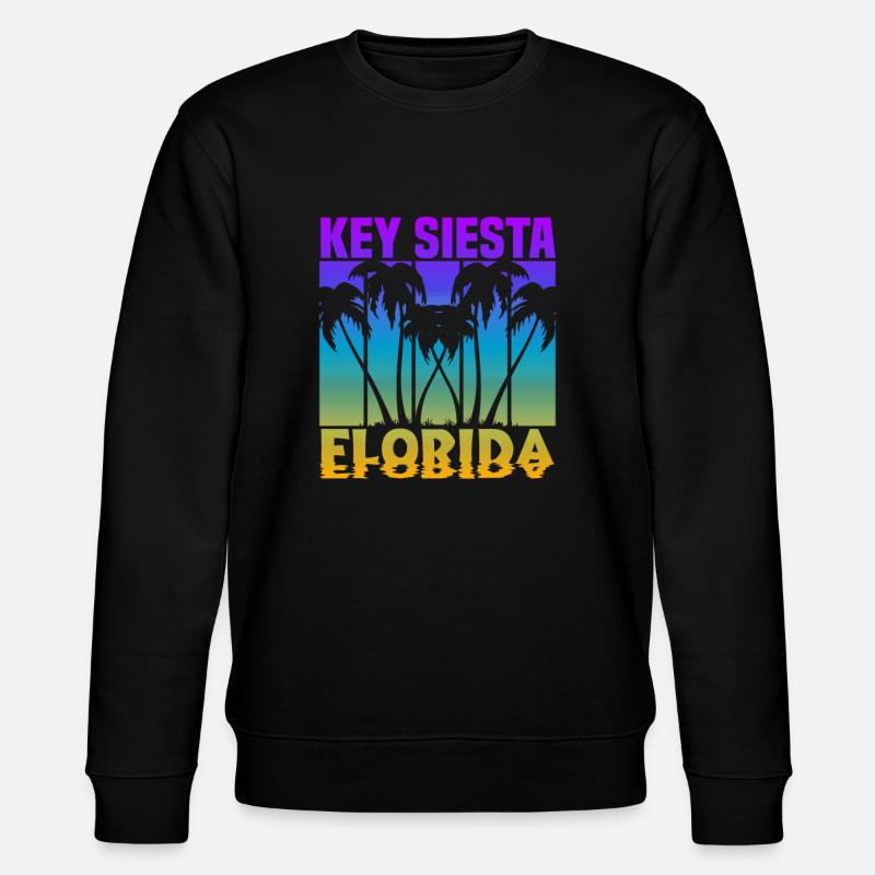 Key Siesta Florida - Stanley/Stella Unisex Bio-Sweatshirt CHANGER  - Schwarz