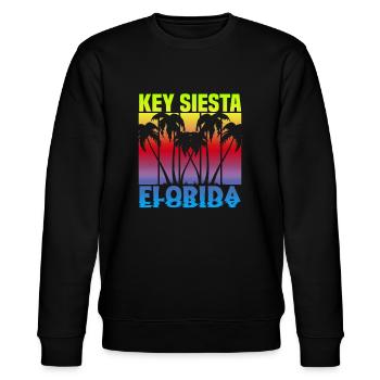 Key Siesta Floride - Sweat bio CHANGER Stanley/Stella Unisexe - noir - Devant - Nik (191cm) & Marisol (170cm)