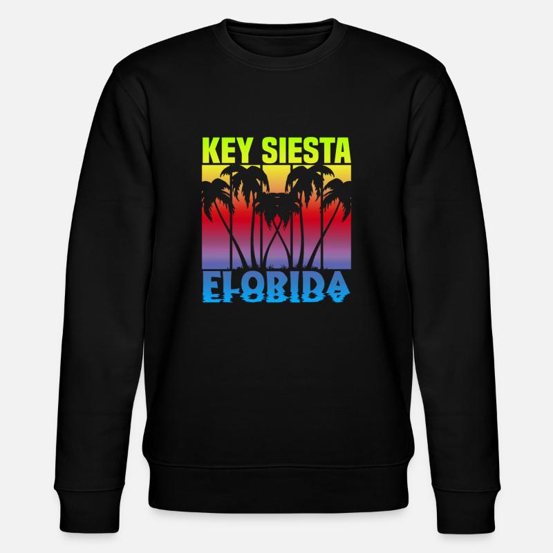 Key Siesta Florida - Stanley/Stella Unisex Bio-Sweatshirt CHANGER  - Schwarz