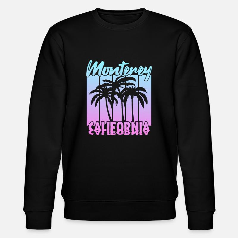 Monterey California - Stanley/Stella Unisex Bio-Sweatshirt CHANGER  - Schwarz