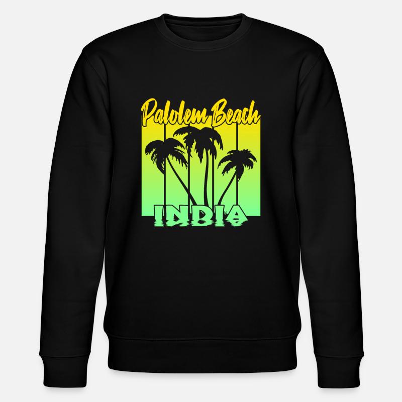 Palolem Beach Inde - Sweat bio CHANGER Stanley/Stella Unisexe - noir