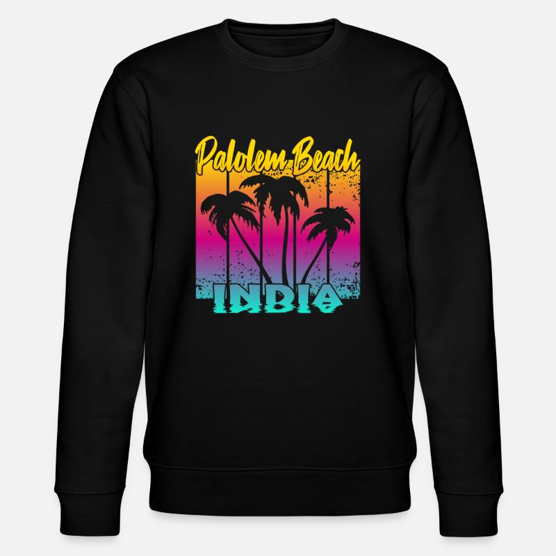 Palolem Beach Inde - Sweat bio CHANGER Stanley/Stella Unisexe - noir