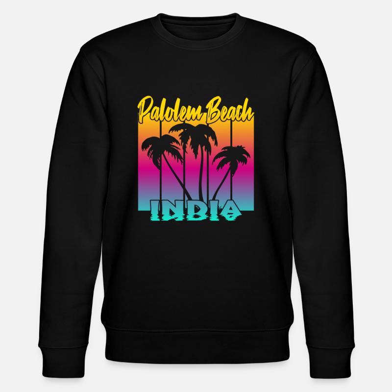 Palolem Beach India - Stanley/Stella Unisex Bio-Sweatshirt CHANGER  - Schwarz